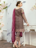 Ramsha Minhal Vol 2 Embroidered Organza Collection 2020 3Pc Suit M-208 - FaisalFabrics.pk