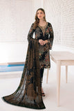 Ramsha Minhal Vol 3 Embroidered Chiffon Unstitched 3Pc Suit M-303 - FaisalFabrics.pk