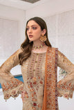 Ramsha Minhal Vol 3 Embroidered Chiffon Unstitched 3Pc Suit M-305 - FaisalFabrics.pk