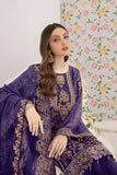 Ramsha Minhal Vol 3 Embroidered Chiffon Unstitched 3Pc Suit M-306 - FaisalFabrics.pk