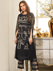 Ramsha Rangoon Luxury Chiffon Vol-4 Embroidered 3Pc Suit D-401 - FaisalFabrics.pk
