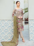 Ramsha Rangoon Luxury Chiffon Vol-6 Embroidered 3Pc Suit D-602 - FaisalFabrics.pk