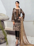 Ramsha Rangoon Luxury Chiffon Vol-6 Embroidered 3Pc Suit D-606 - FaisalFabrics.pk