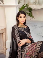 Ramsha Rangoon Luxury Chiffon Vol-5 Embroidered 3Pc Suit D-503 - FaisalFabrics.pk