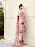Ramsha Rangoon Luxury Chiffon Vol-5 Embroidered 3Pc Suit D-504 - FaisalFabrics.pk