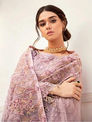 Ramsha Rangoon Luxury Chiffon Vol-5 Embroidered 3Pc Suit D-504 - FaisalFabrics.pk