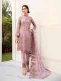 Ramsha Rangoon Luxury Chiffon Vol-5 Embroidered 3Pc Suit D-504 - FaisalFabrics.pk