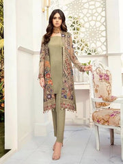 Ramsha Rangoon Luxury Chiffon Vol-5 Embroidered 3Pc Suit D-505 - FaisalFabrics.pk