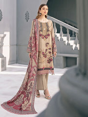 Ramsha Riwayat Luxury Linen Embroidered Unstitched 3Pc Suit R-105 - FaisalFabrics.pk