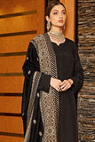 Ramsha Raw Silk with Embroidered Velvet Shawl Unstitched 3Pc Suit V-209 - FaisalFabrics.pk