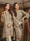 Ramsha Luxury Chiffon Vol-18 Embroidered 3Pc Suit F-1801 - FaisalFabrics.pk