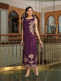Ramsha Luxury Chiffon Vol-18 Embroidered 3Pc Suit F-1803 - FaisalFabrics.pk