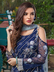 Ramsha Luxury Chiffon Vol-18 Embroidered 3Pc Suit F-1804 - FaisalFabrics.pk