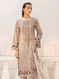 Ramsha Chevron Vol-04 Luxury Chiffon Unstitched 3pc Suit A-404 - FaisalFabrics.pk