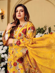 Rang e Bahar by Humdum Unstitched Printed Lawn 3Pc Suit D-01