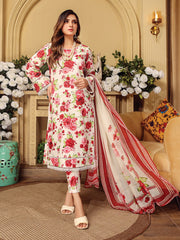 Rang e Bahar by Humdum Unstitched Printed Lawn 3Pc Suit D-03