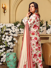 Rang e Bahar by Humdum Unstitched Printed Lawn 3Pc Suit D-03