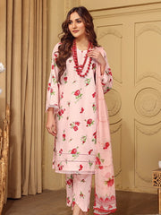 Rang e Bahar by Humdum Unstitched Printed Lawn 3Pc Suit D-04