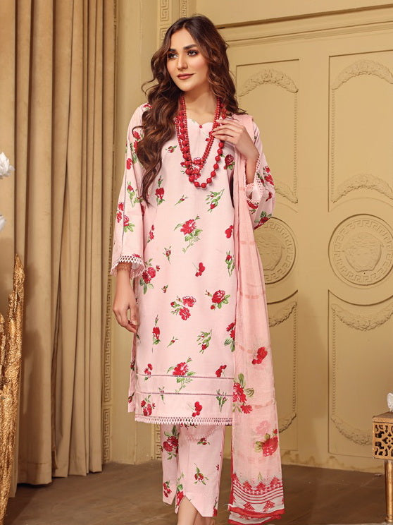 Rang e Bahar by Humdum Unstitched Printed Lawn 3Pc Suit D-04