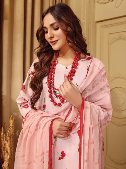 Rang e Bahar by Humdum Unstitched Printed Lawn 3Pc Suit D-04