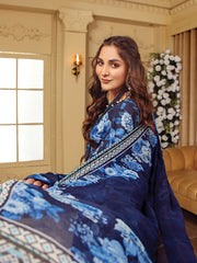 Rang e Bahar by Humdum Unstitched Printed Lawn 3Pc Suit D-08