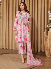Rang e Bahar by Humdum Unstitched Printed Lawn 3Pc Suit D-09
