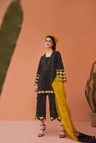 Maria Osama Khan Ethereal Basic Pret 3Pc Suit - RAVEN TUSCANY