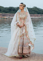 Paar by Hussain Rehar Festive Unstitched 3Pc Net Suit - Raya