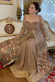 DAHAB by Sumaria’s Couture Festive Unstitched 3Pc Suit D-03 Red Poppy