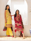 Roheenaz Embroidered Lawn Unstitched 3Pc Suit RNZ-05B Golden Spice