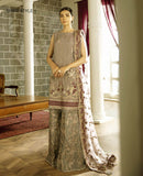XENIA Formals Rohtas Wedding Edition Embroidered 3pc Suit R-08 Azul - FaisalFabrics.pk