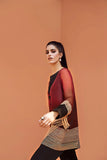 Maria Osama Khan Ethereal Basic Pret 2Pc Suit - ROSE WOOD