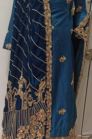 Sumaria’s Couture Formal Stitched 3Pc Suit - Royal Arch Garden