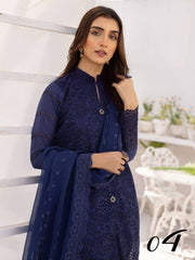 Sophia by Riaz Arts Embroidered Lawn Boring Unstitched 3Pc Suit D-04
