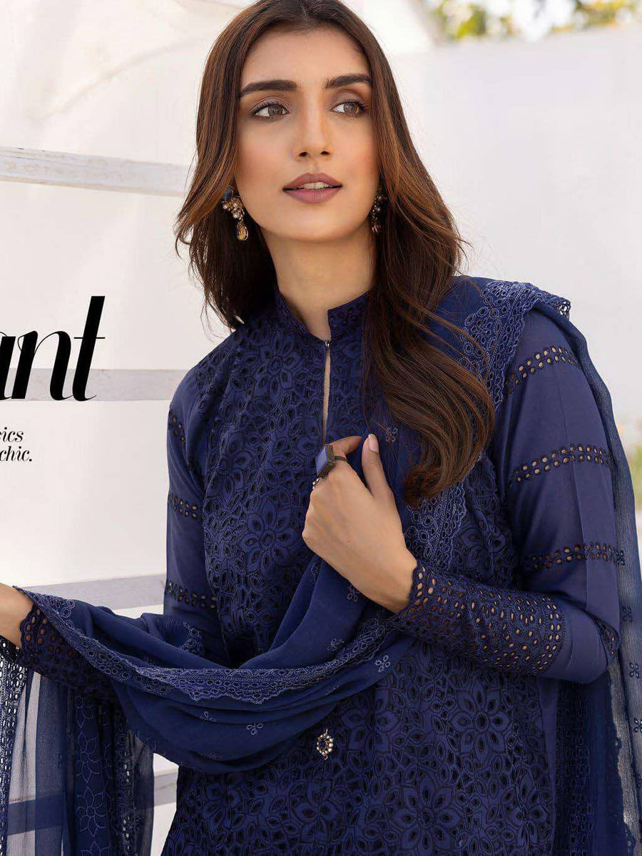 Sophia by Riaz Arts Embroidered Lawn Boring Unstitched 3Pc Suit D-04