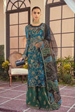 Serene Soiree Premium Formal Wedding Unstitched 3Pc Suit S-1038 NILE QUIVER - FaisalFabrics.pk