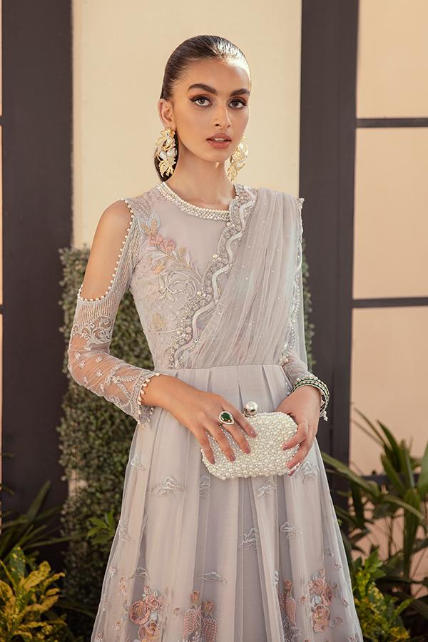 Serene Soiree Premium Formal Wedding Unstitched 3Pc Suit S-1039 LUSTROUS - FaisalFabrics.pk