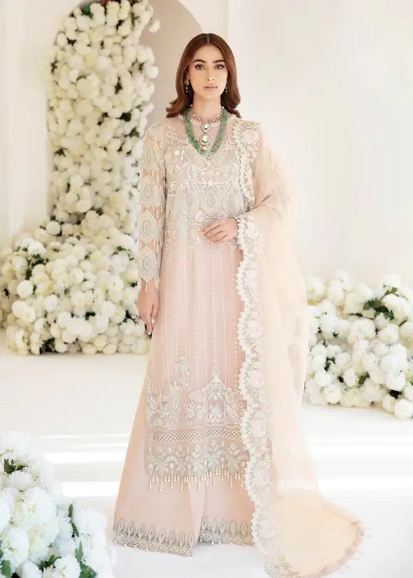 Serene Premium Embroidered Fleur 3Pc Chiffon Suit S-1062 GLORIOSA