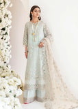 Serene Premium Embroidered Fleur 3Pc Chiffon Suit S-1065 JADE VINE