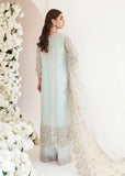 Serene Premium Embroidered Fleur 3Pc Chiffon Suit S-1065 JADE VINE