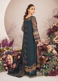 Serene Premium Embroidered Fleur 3Pc Chiffon Suit S-1068 NYMPHAEA