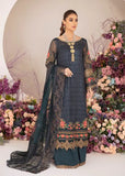 Serene Premium Embroidered Fleur 3Pc Chiffon Suit S-1068 NYMPHAEA