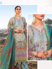Serene Uns-E-Baharaan Lawn 2021 Unstitched 3 Piece Suit S.L-11 Nazleen - FaisalFabrics.pk