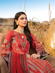 Serene Uns-E-Baharaan Lawn 2021 Unstitched 3 Piece Suit S.L-13 Gulfam - FaisalFabrics.pk