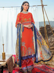 Serene Uns-E-Baharaan Lawn 2021 Unstitched 3 Piece Suit S.L-17 Guncha - FaisalFabrics.pk