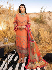 Serene Uns-E-Baharaan Lawn 2021 Unstitched 3 Piece Suit S.L-20 Ghazal - FaisalFabrics.pk