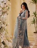 SIFA Sajli Festive Formal Unstitched Embroidered 3Pc Suit S03 - ICE SAGE