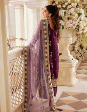 SIFA Sajli Festive Formal Unstitched Embroidered 3Pc Suit S04 - INARA