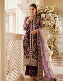 SIFA Sajli Festive Formal Unstitched Embroidered 3Pc Suit S04 - INARA