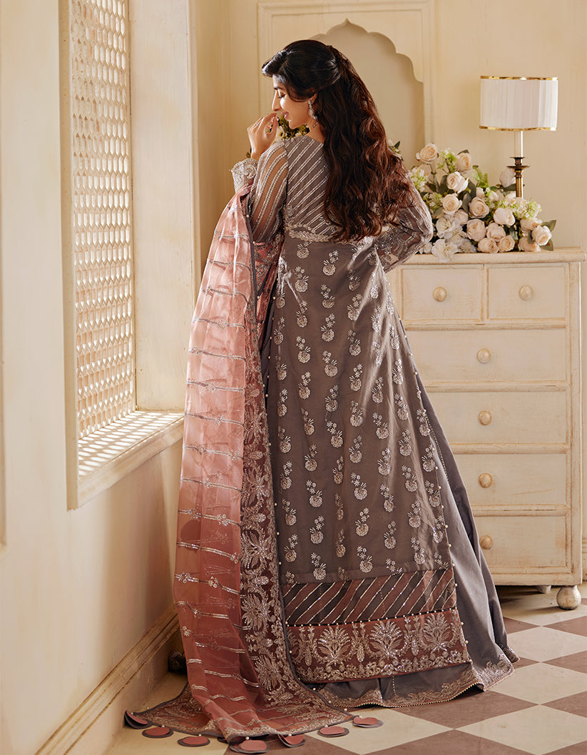 SIFA Sajli Festive Formal Unstitched Embroidered 3Pc Suit S06 - MERAKI